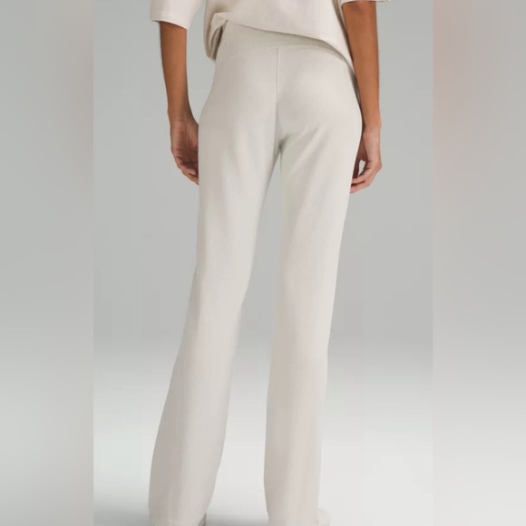 Lululemon Ribbed Softstreme Zip-Leg High-Rise Pant Size 10 - Picture 1 of 6